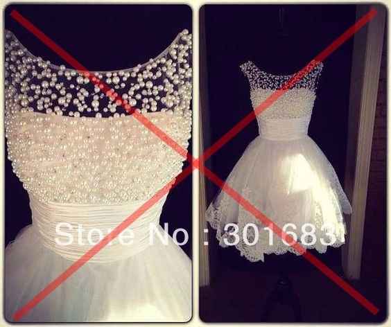 O que não quero: Vestido princesinha