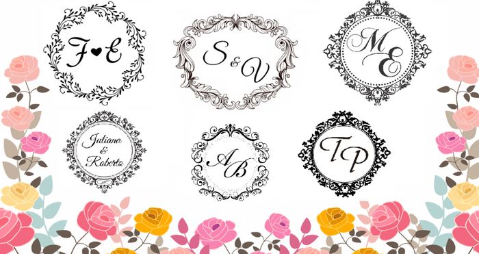 Inspirações de Monogramas