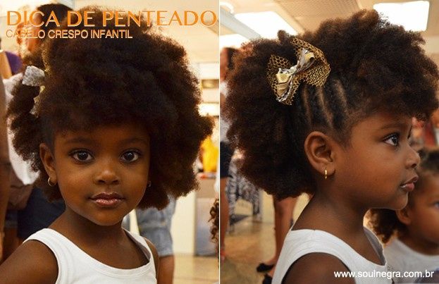 Penteado para Cabelo Cacheado Infantil: fotos e dicas