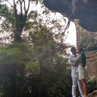 Por pura brincadeira saiu uma foto belissima! haha