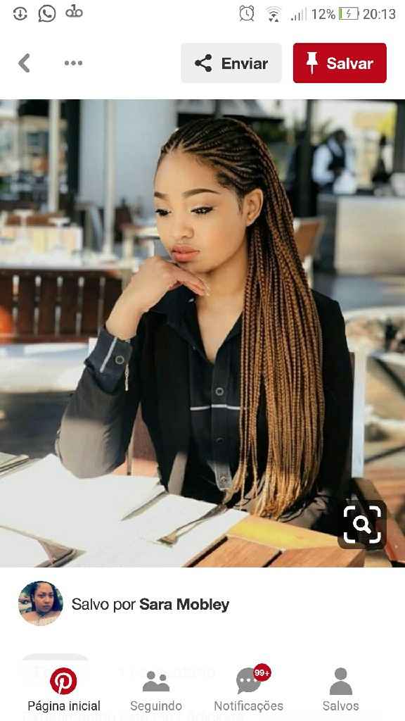 Penteados para Cabelo Box Braids - 1