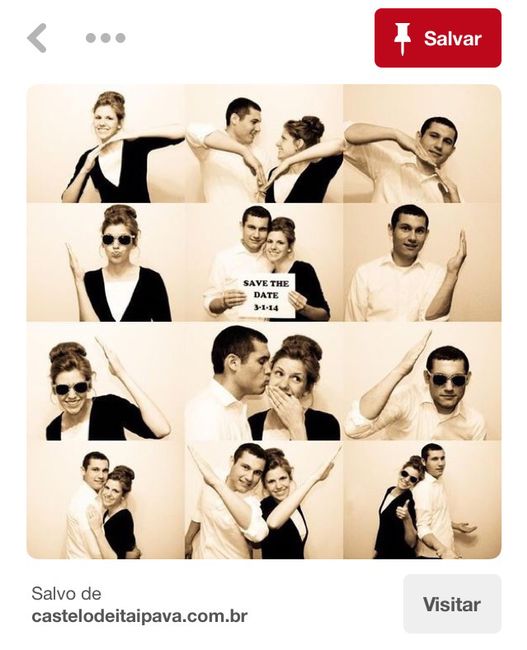 Ideia de "save the date" - 1