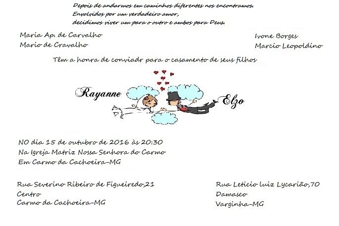 Meu convite diy vem ver - 1
