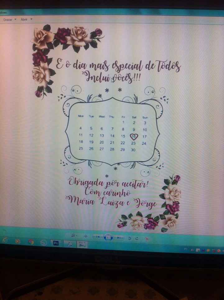 Convite Padrinhos