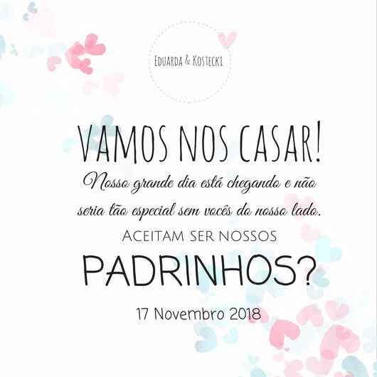 fiz esse quando for entregue para o casal