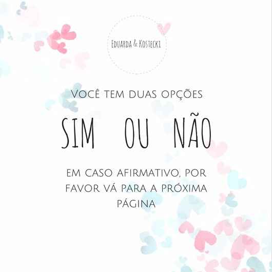 para a opção dos solteiros (Você)