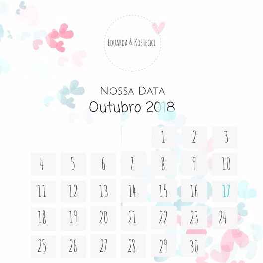 nossa data :) - Putz axcabei de reparar que nao alterei o mês :O Ps. Será em novembro rsrsrs