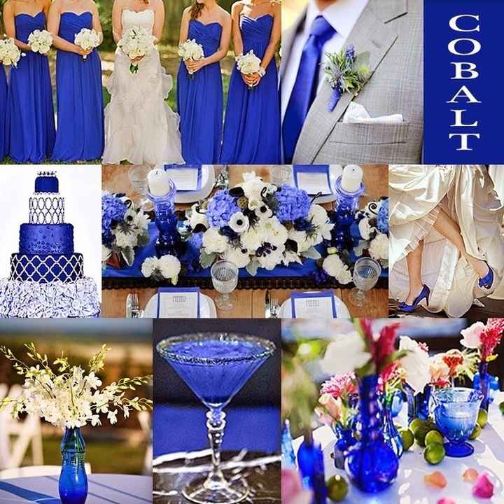 Azul e branco