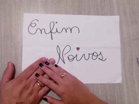 Minhas alianças tungstÊnio chegaram!!!!! - 1