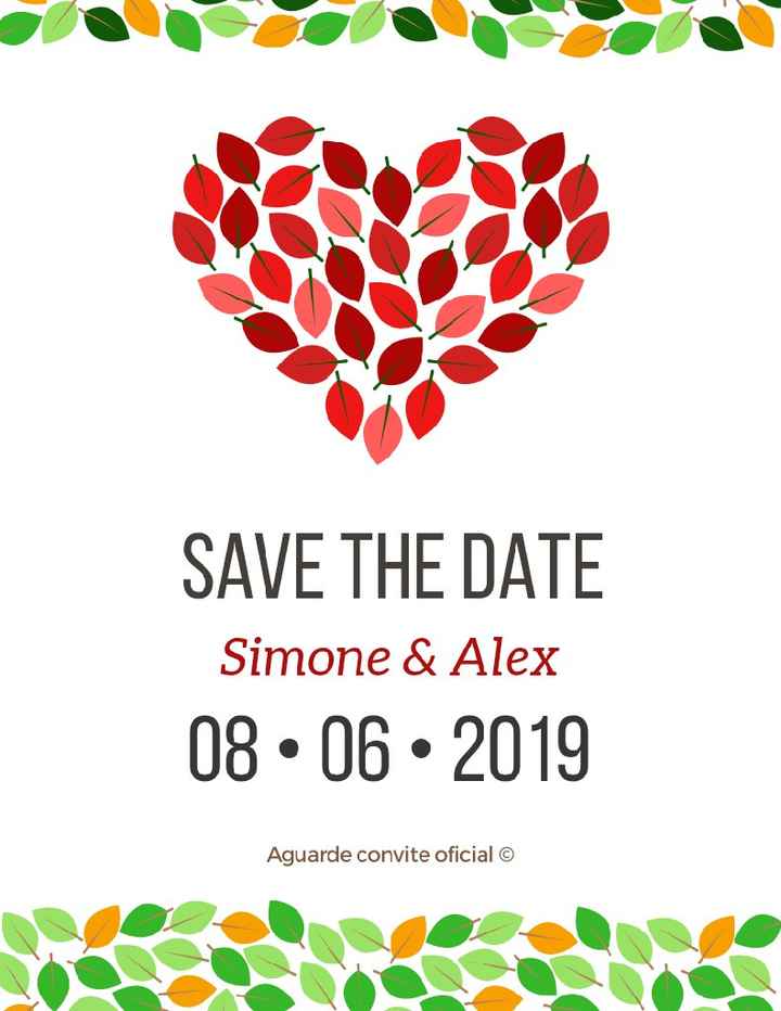 Nosso Save the Date - 1