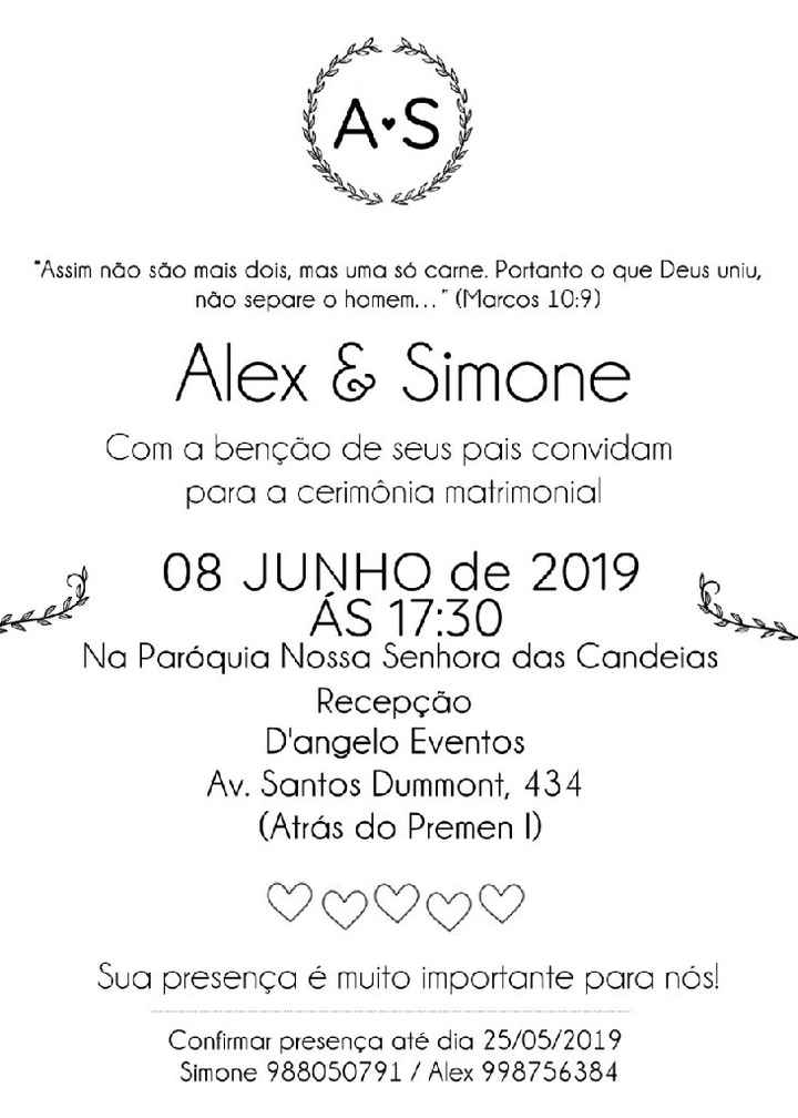 Meus Convites e tags #euquefiz - 1