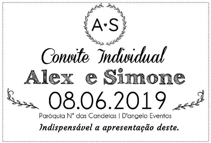 Meus Convites e tags #euquefiz - 3