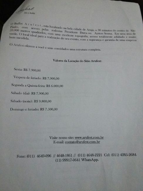 Decepção - escolha do sítio - 1
