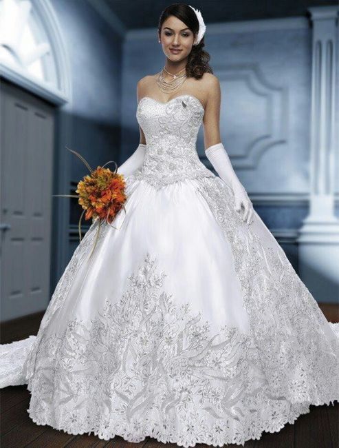Amo vestido de noiva no modelo princesa * - 2
