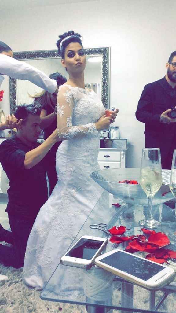 Minha produção, vestido , make,cabelo... - 5