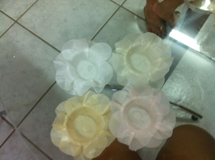 minhas forminhas... estava achando mega caras aquelas de  tecido, e essas achei as de papel a moça q