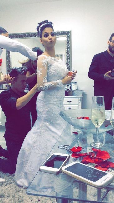 Minha produção, vestido , make,cabelo... - 5