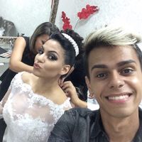 Minha produção, vestido , make,cabelo... - 2
