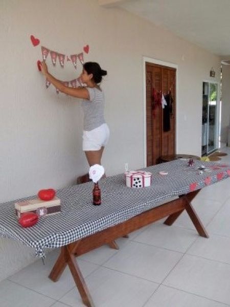 momento arrumar a decoração!!!