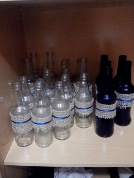 gARRASFAS DA DECORAÇÃO MESA