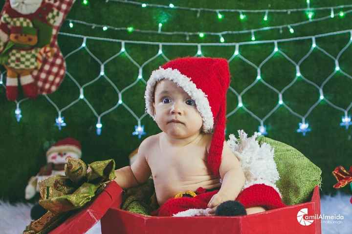 O primeiro ensaio do meu baby, natal 2015! - 5