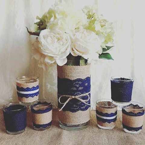 Minhas inspirações para o centro da mesa dos convidados. - 2