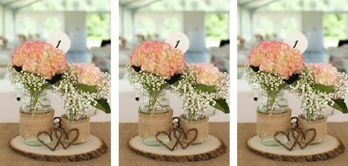Minhas inspirações para o centro da mesa dos convidados. - 7