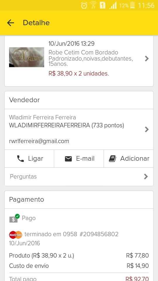 Meus robes chegaram !!!! - 1