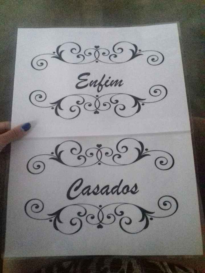 Plaquinha cadeira dos noivos !! - 1