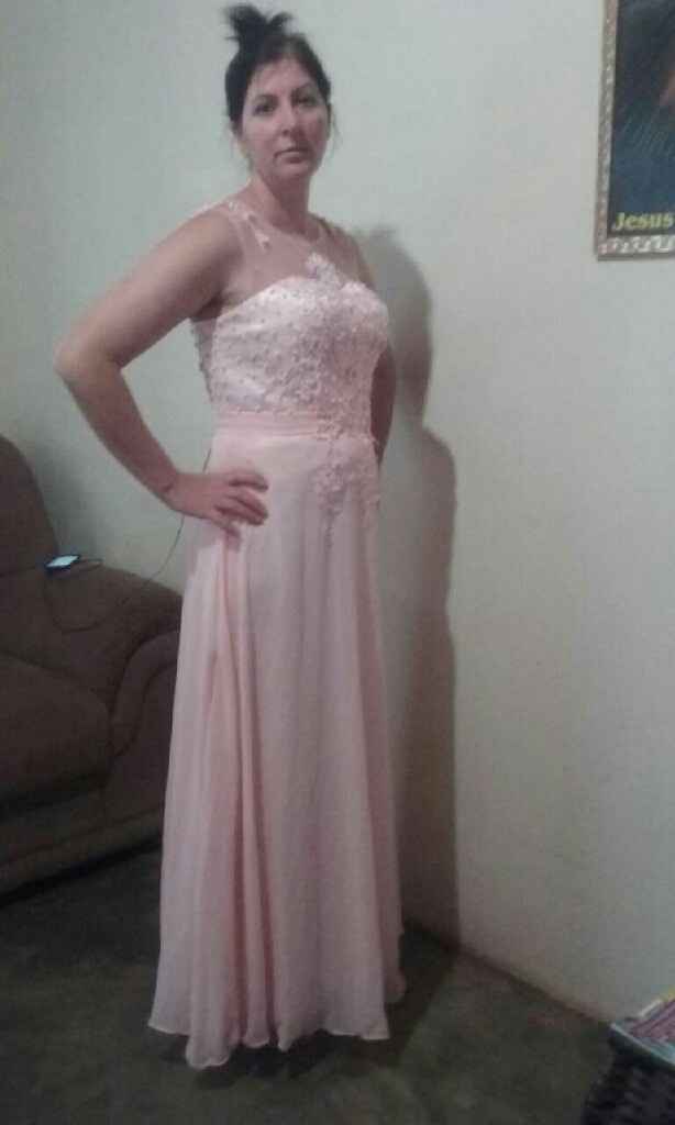 Vestido da minha mae... - 2