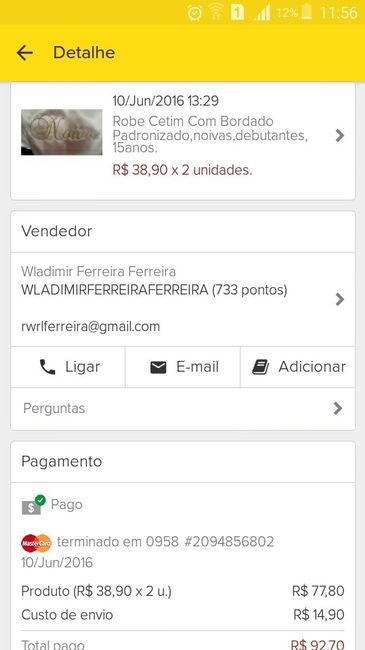Meus robes chegaram !!!! - 1