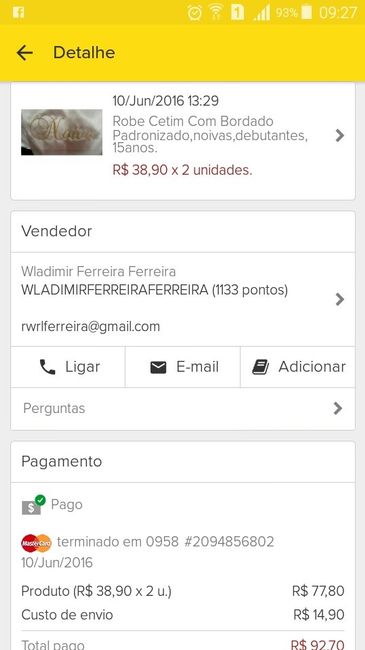 Robe da noiva - 1