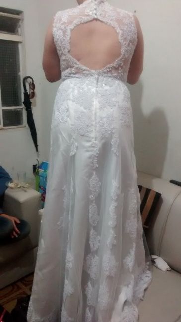 vestido costas