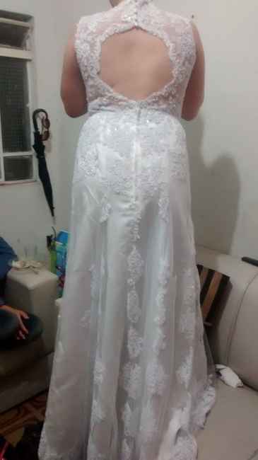 vestido costas