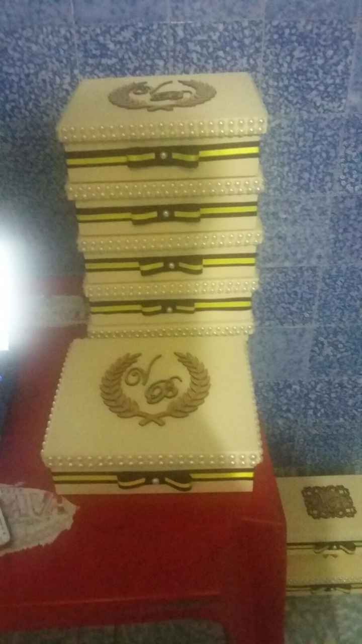 Minhas caixinhas para padrinhos