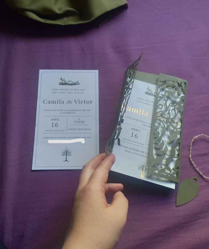 Já deu check ✅ no convite dos convidados? - 1