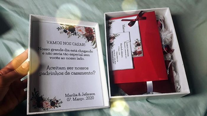 Diy: Convite dos Padrinhos, Dama de Honra, Porta Aliança e etc. 2