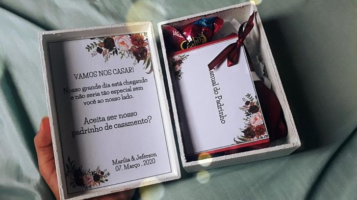 Diy: Convite dos Padrinhos, Dama de Honra, Porta Aliança e etc. 5