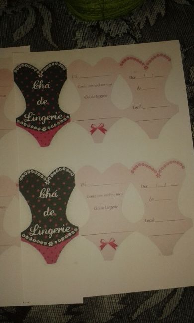 Convite chá de lingerie! - 1