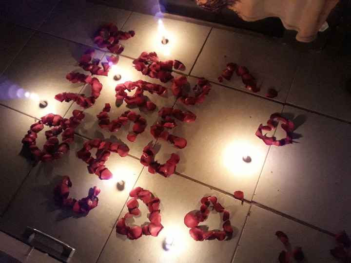 Onde foi o pedido de casamento? - 1