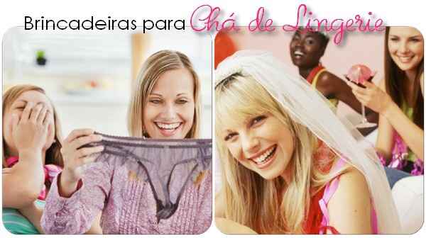 Brincadeiras para chá de lingerie - 1