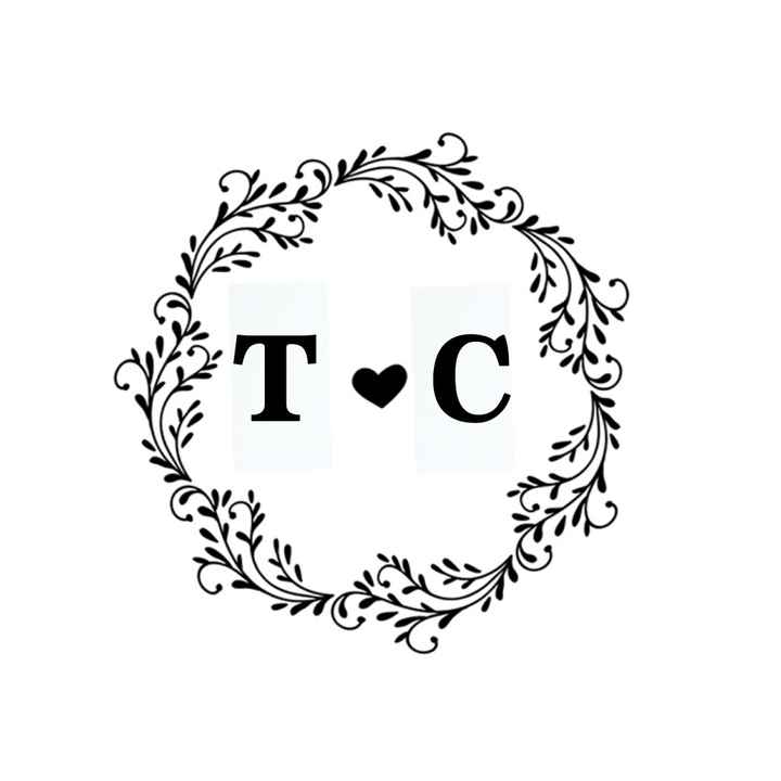 Monograma com a letra t e c - 1