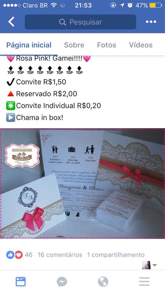 Quanto estão gastando com convites? - 6