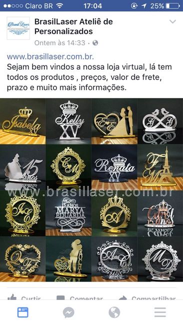 Topos de bolo site brasil laser - 1