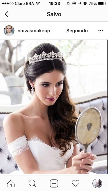Penteado da noiva - 1