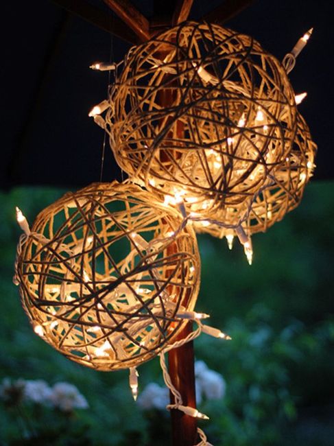 Bolas de barbante #diy - 2