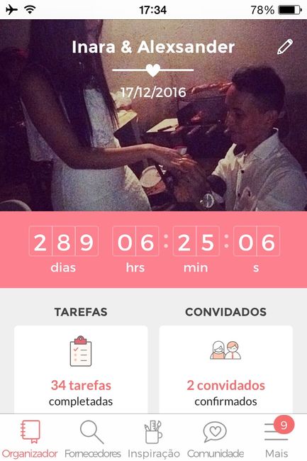 Quantos dias faltam para o  seu grande dia? - 1