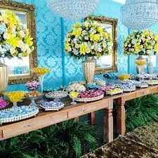 Amarelo e azul tiffany