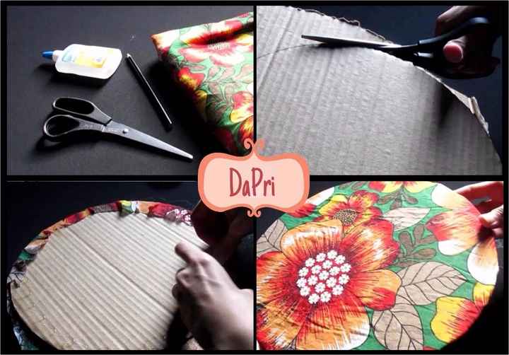 Eu pretendo fazer de papelão!