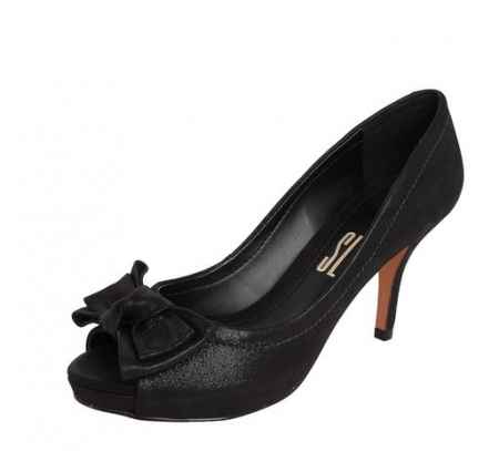 Peep toe Preto